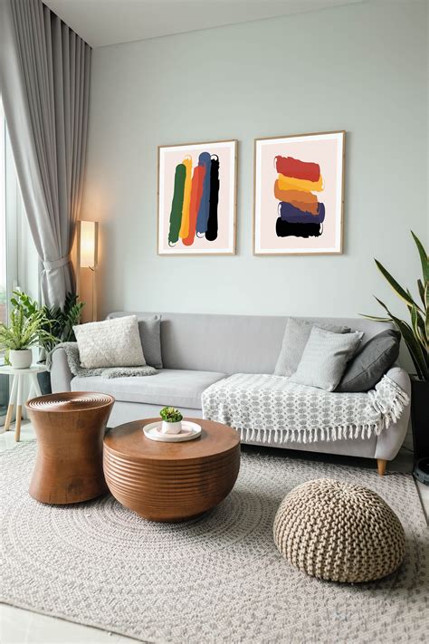 minimalist living room wall decor